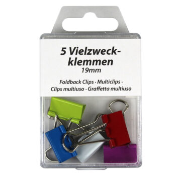 Foldback clips 19mm