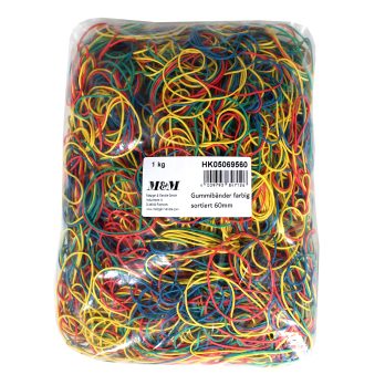 Rubber Bands assorted colours